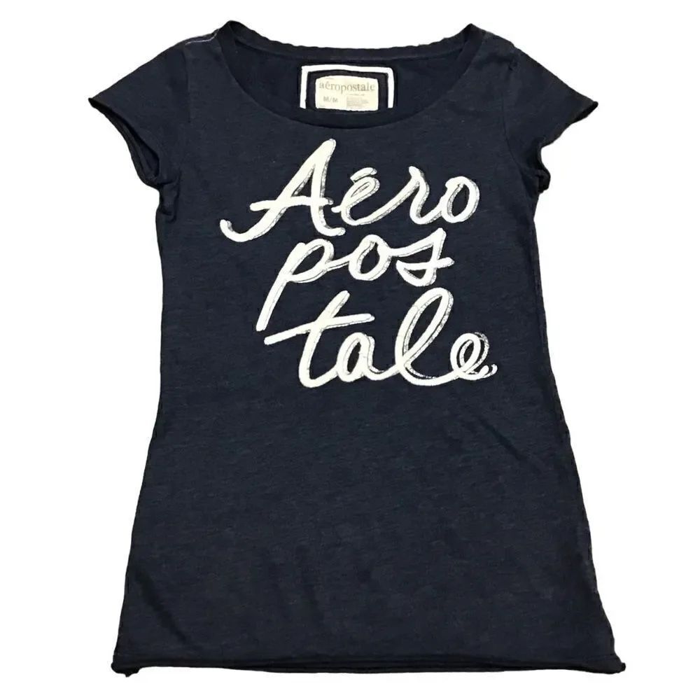 Aeropostale Blue Logo Tee